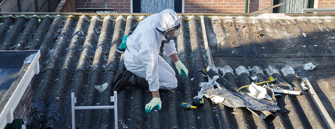 Asbestos storm cleanup