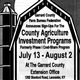 County Agriculture Investment Programs Announcement