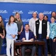 Marion County Farm Bureau Members Join Kentucky Governor Andy Beshear To Honor The Dairy Industry