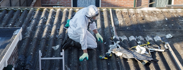What do storms have to do with asbestos?