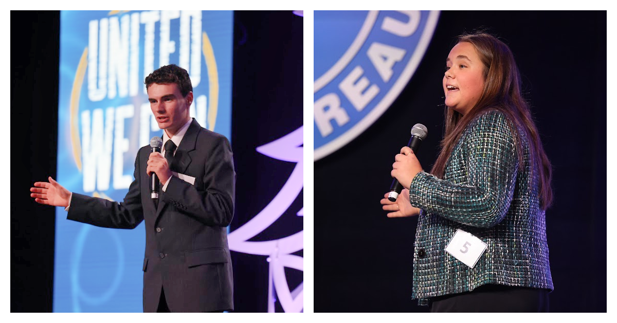 Clara Belle Bishop of Nelson County and Jeremiah Jury of Owen County Awarded Top Honors in KFB's 2025 Outstanding Farm Bureau Youth contest