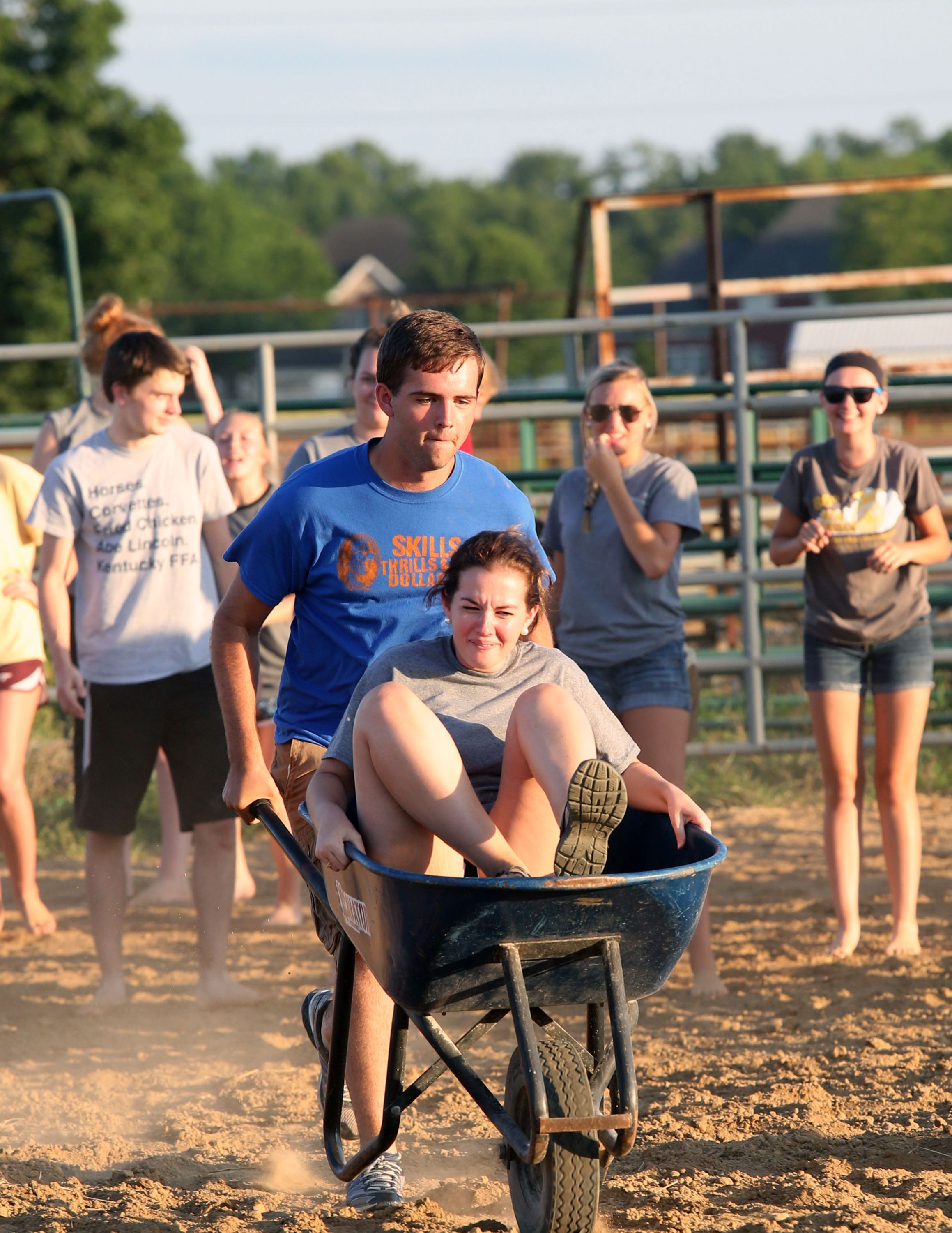 The Barnyard Olympics teaches IFAL students teamwork while having a little fun. The Barnyard Olympics teaches IFAL students teamwork while having a little fun.