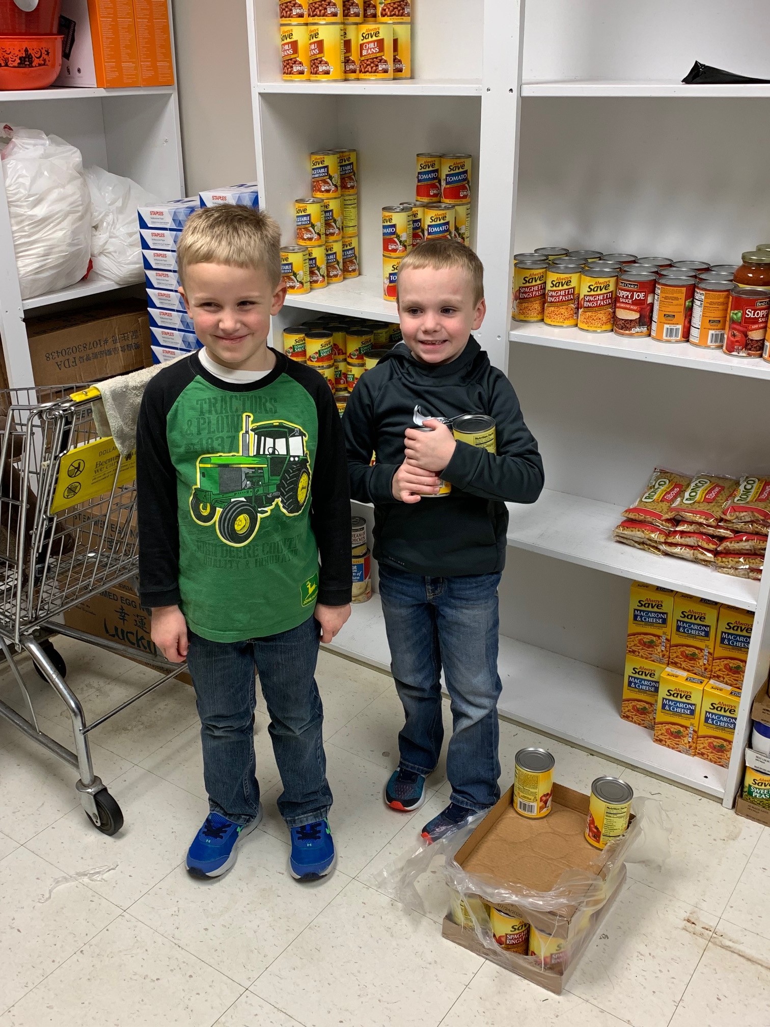Union County Farm Bureau donated $300 of food to the local food pantry