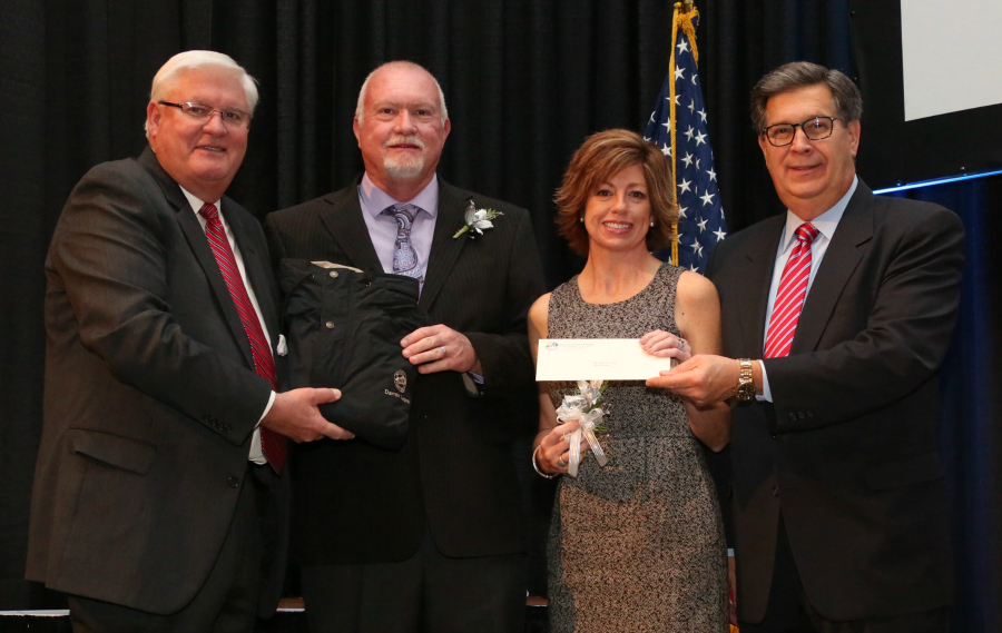 Darren Luttrell, pictured with his wife Debbie, received the 2017 Farmer of the Year Darren Luttrell, pictured with his wife Debbie, received the 2017 Farmer of the Year