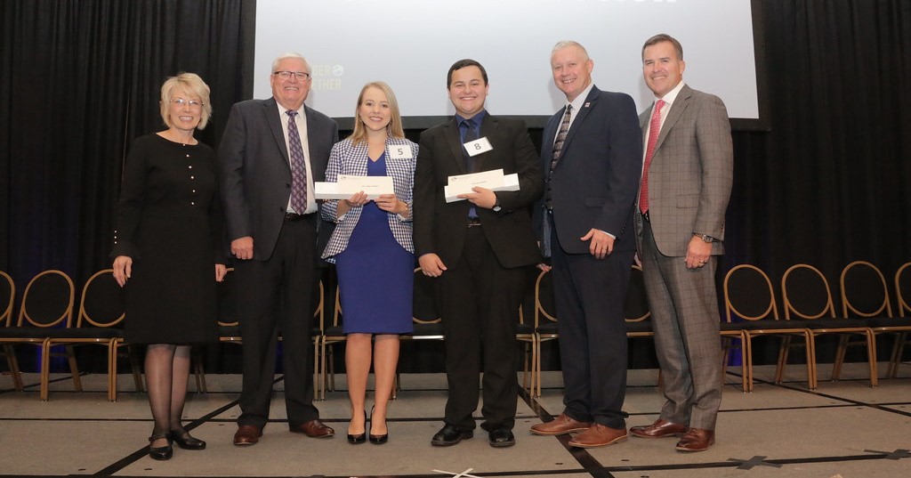 Madison Goodlett of Spencer County and Dylan Driskell of Garrard County were awarded top honors in the 2019 Outstanding Farm Bureau Youth contest Madison Goodlett of Spencer County and Dylan Driskell of Garrard County were awarded top honors in the 2019 Outstanding Farm Bureau Youth contest