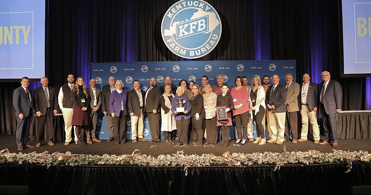  Butler County Farm Bureau was honored as Kentucky Farm Bureau’s (KFB) Top County in 2019.