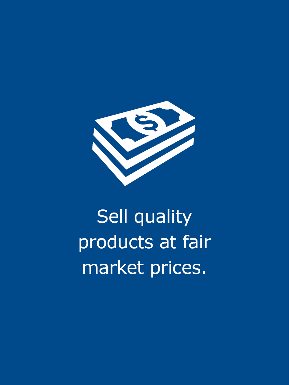 Sell Quality Products Sell Quality Products