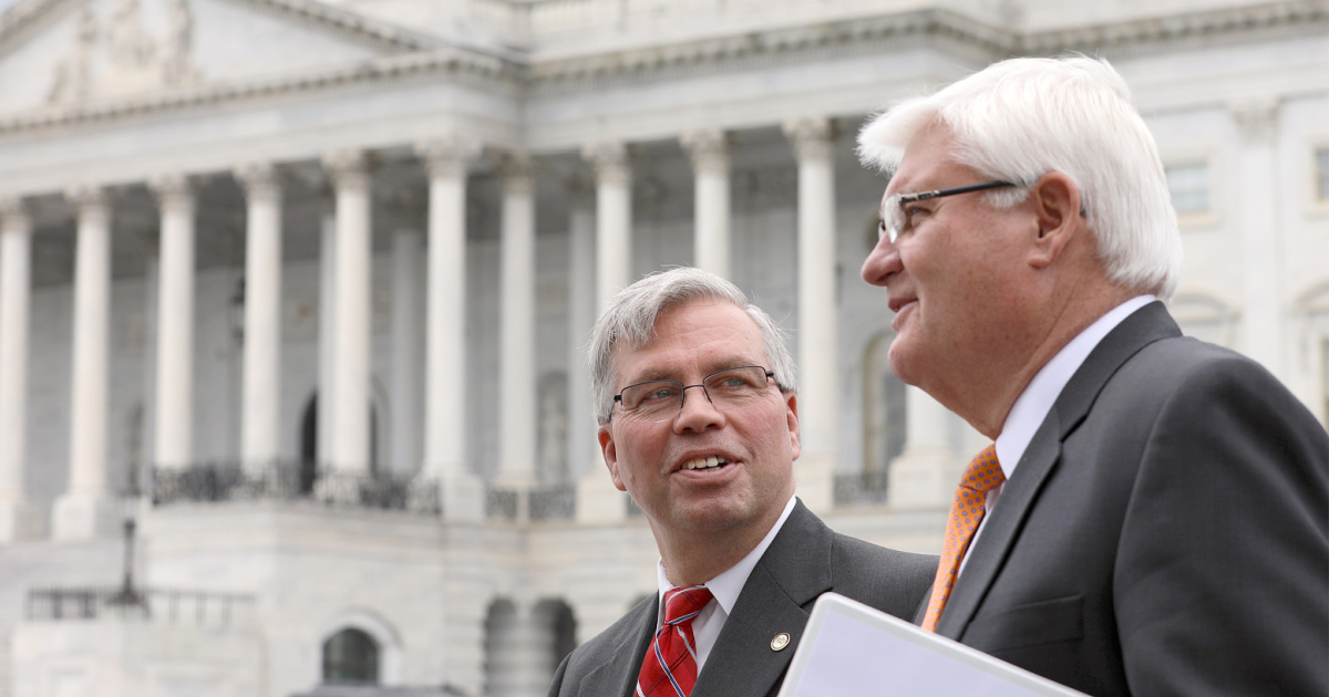 Dale Moore, Executive Vice President, American Farm Bureau Federation and Mark Haney, President, Kentucky Farm Bureau. Dale Moore, Executive Vice President, American Farm Bureau Federation and Mark Haney, President, Kentucky Farm Bureau.