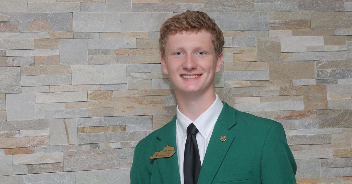 Kentucky 4-H President Landry Woodrum Kentucky 4-H President Landry Woodrum