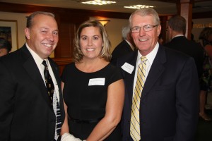 KFB Director Randy Chrisman and his wife, Dawn, visited with KFB First Vice President Eddie Melton during the social hour.