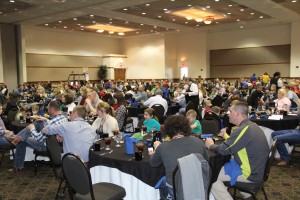 A large group of young farm families were on hand in Bowling Green.