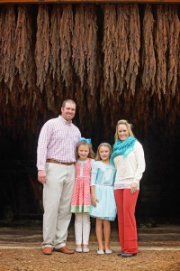 Scott and Shea Lowe, 2015 OYFF finalists, on their farm in Calloway County.