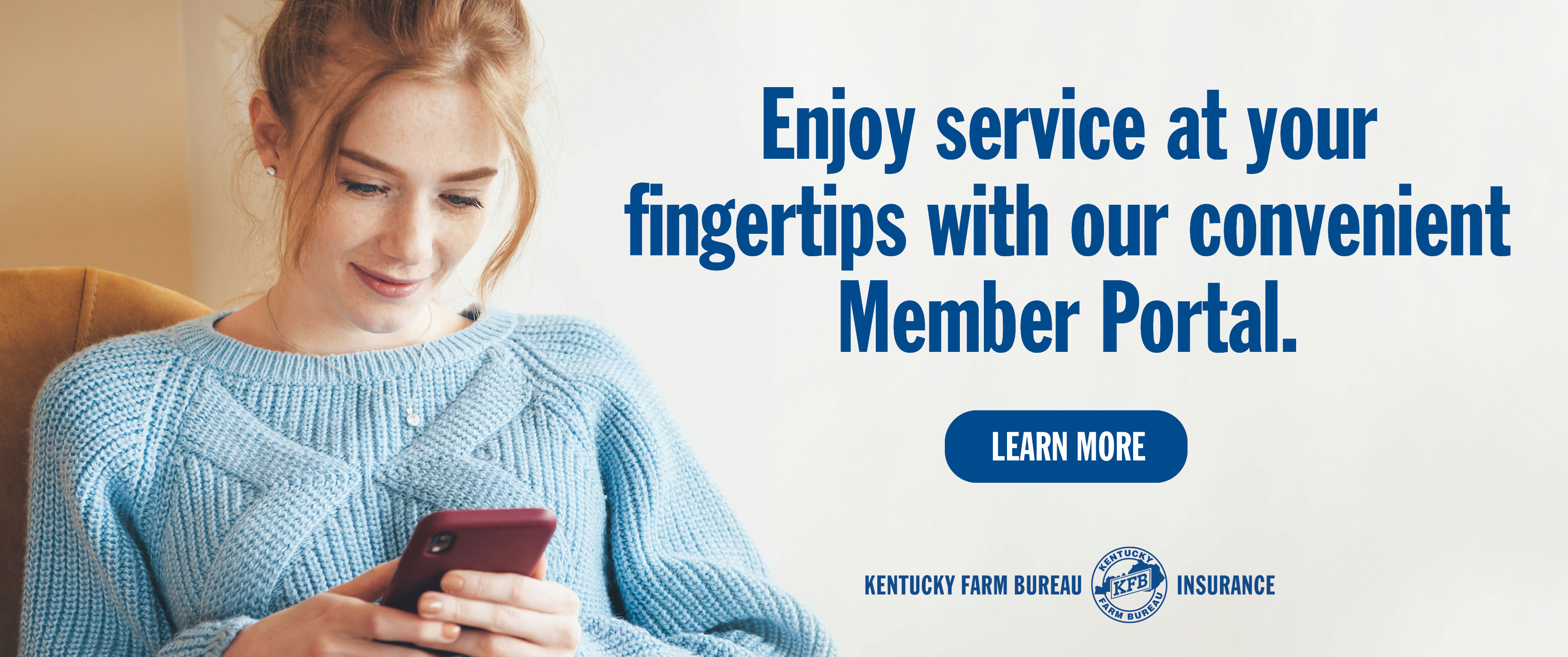 Kentucky Farm Bureau Insurance: Convenience is just a click away.